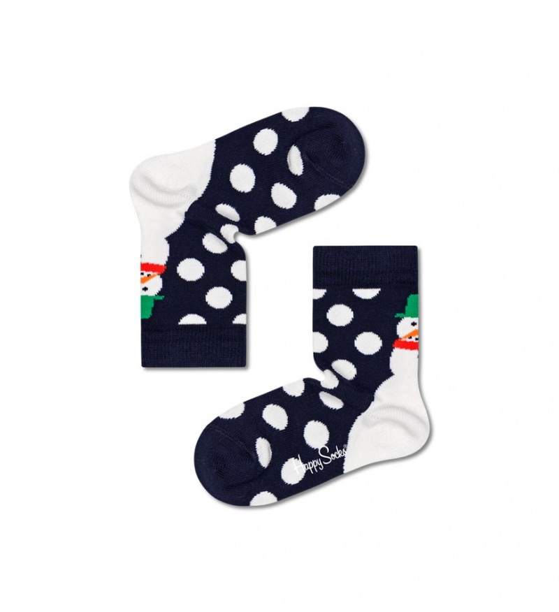 Happy Socks 4-Pack Holiday Gift Set Kinder Navy | Schweiz 94857WOJU