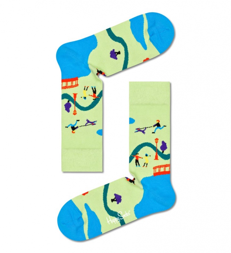 Happy Socks 4-Pack Into The Park Socks Gift Set Unisex Schwarz | Schweiz 31856ZJDO