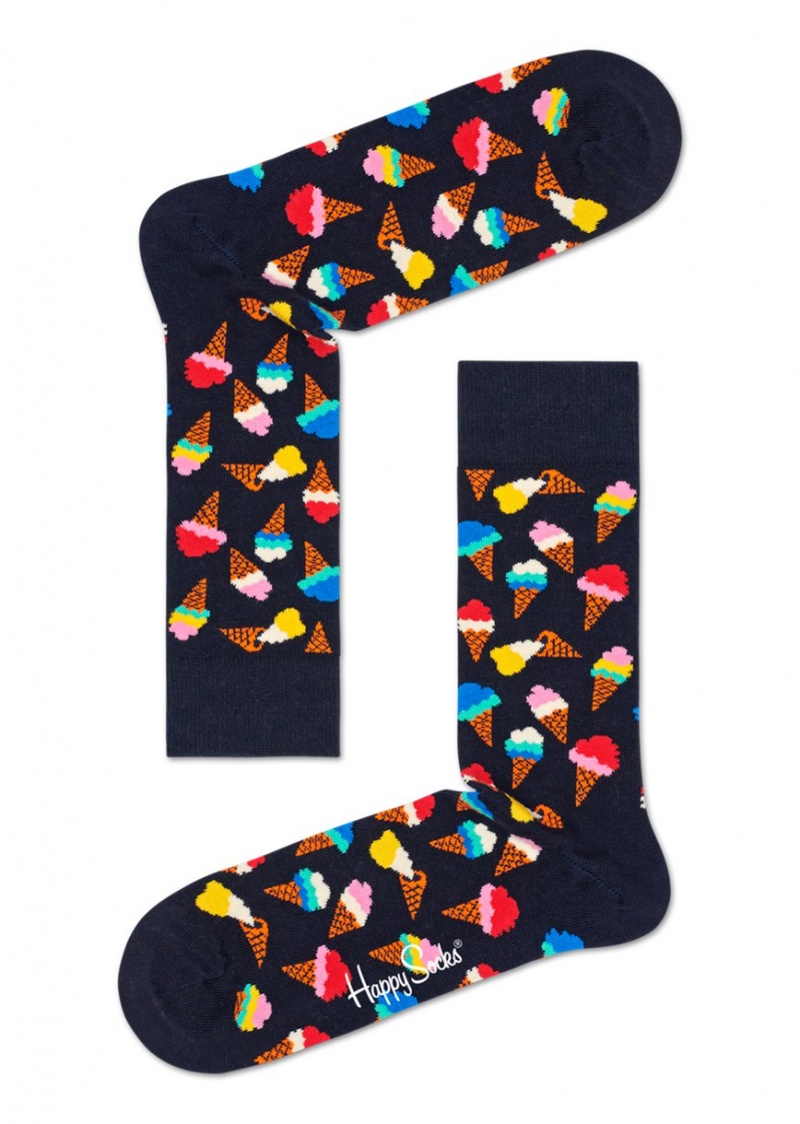 Happy Socks 4-Pack Junk Lebensmittel Gift Set Unisex Weiß | Schweiz 48792NVXE