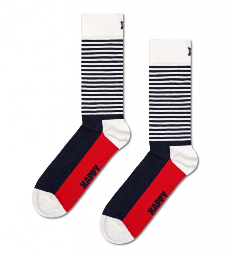 Happy Socks 4-Pack Klassische Navy Socks Gift Set Unisex Navy | Schweiz 05392HWLQ