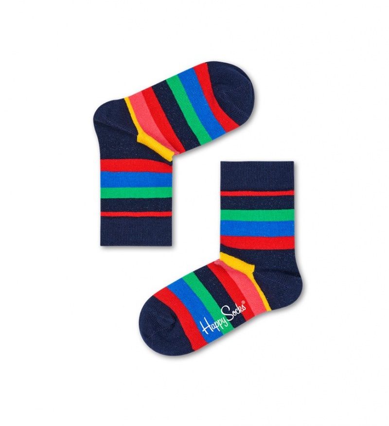 Happy Socks 4-Pack Klassische Socks Gift Set Kinder Navy | Schweiz 57209STHE