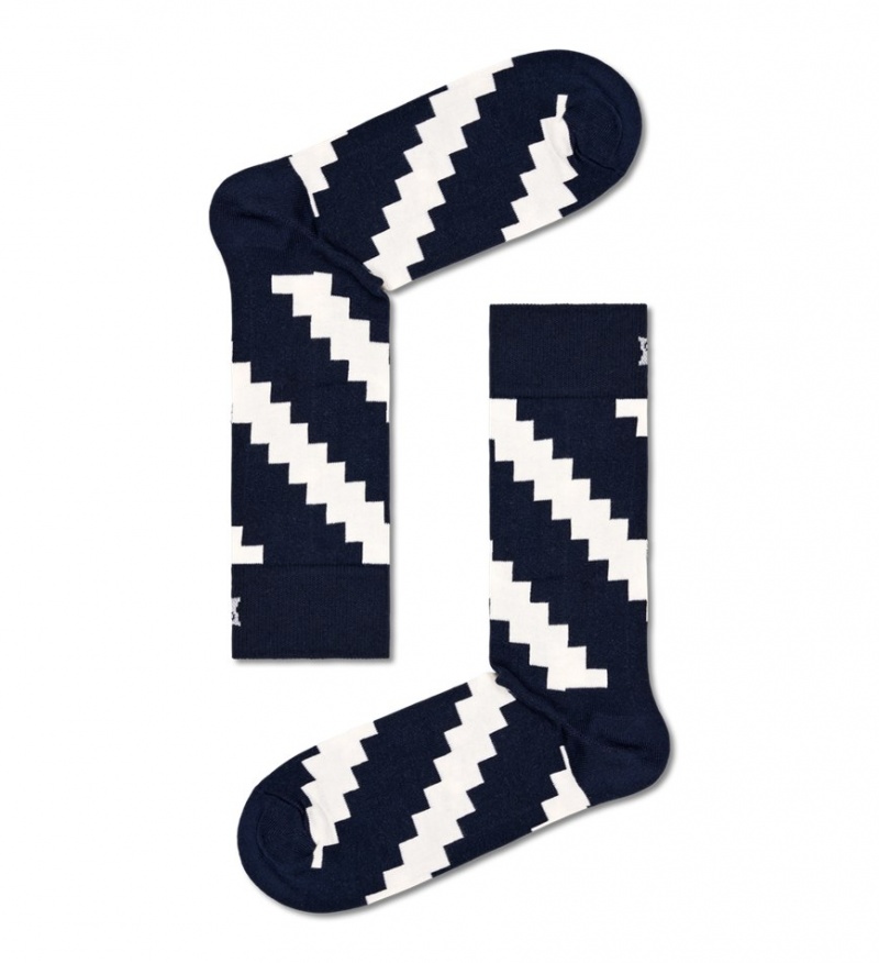 Happy Socks 4-Pack Moody Blues Socks Gift Set Unisex Navy | Schweiz 86752IZOW