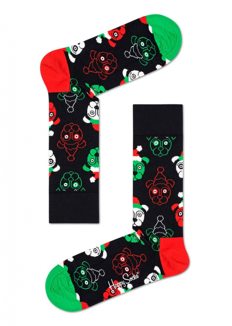 Happy Socks 4-Pack Psychedelic Candy Cane Socks Gift Set Unisex Hellrot | Schweiz 03728KGXH