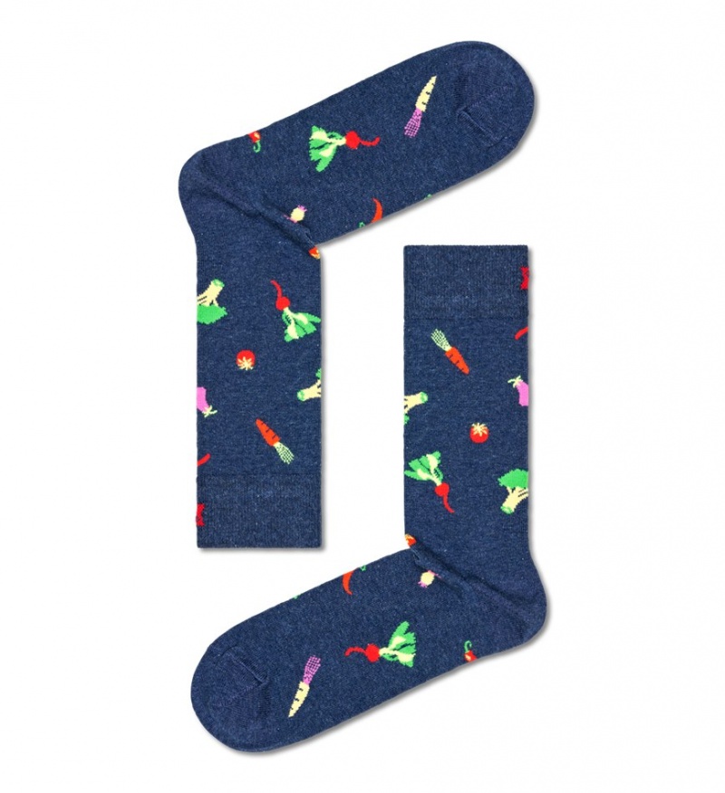 Happy Socks 4-Pack Wild And Free Socks Gift Set Unisex Navy | Schweiz 38490ONYE