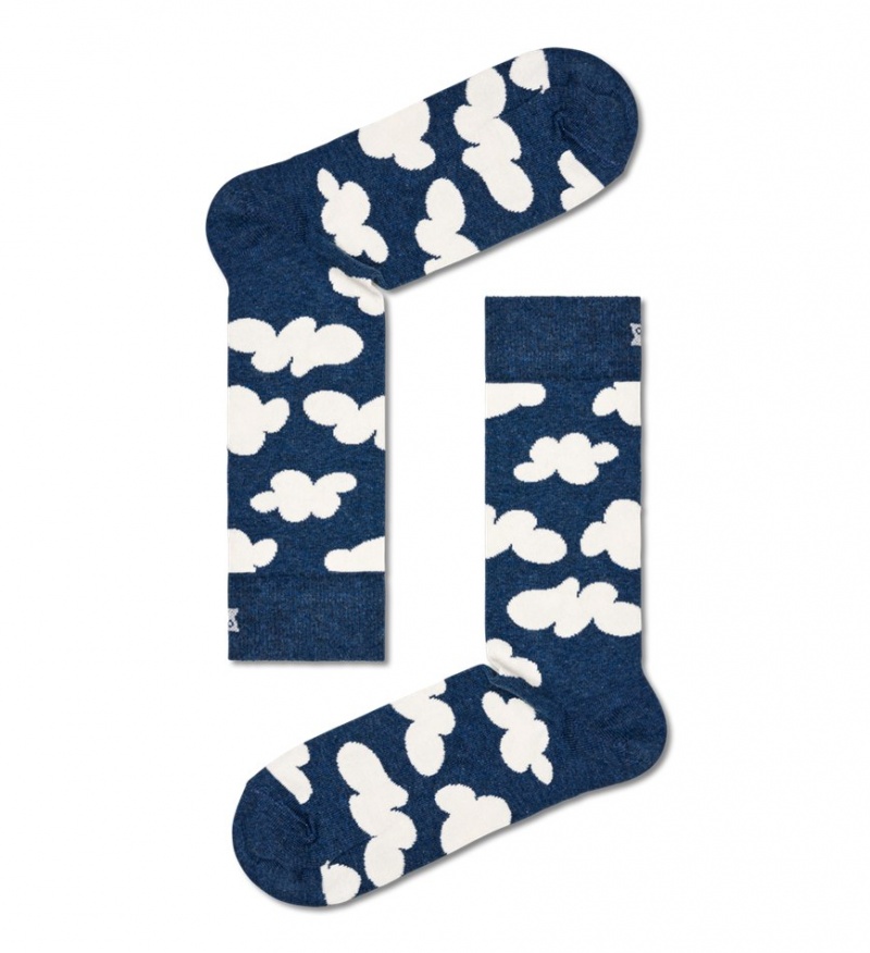 Happy Socks 4-Pack Wild And Free Socks Gift Set Unisex Navy | Schweiz 38490ONYE