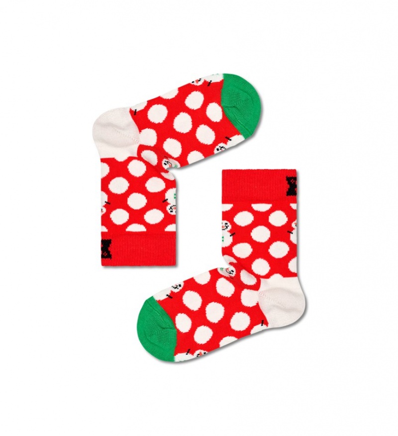 Happy Socks 4-Pack X-Mas Stocking Gift Set Kinder Rot | Schweiz 15029PFXB