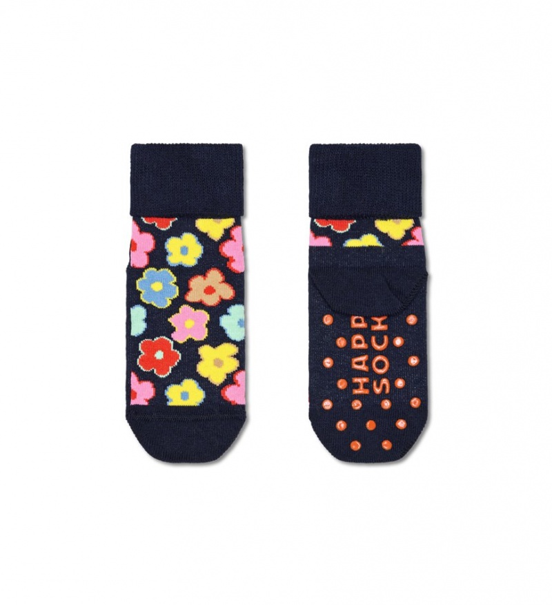 Happy Socks Antislip 2-Pack Fox & Flower Socken Kinder Mehrfarbig | Schweiz 20315BFKQ