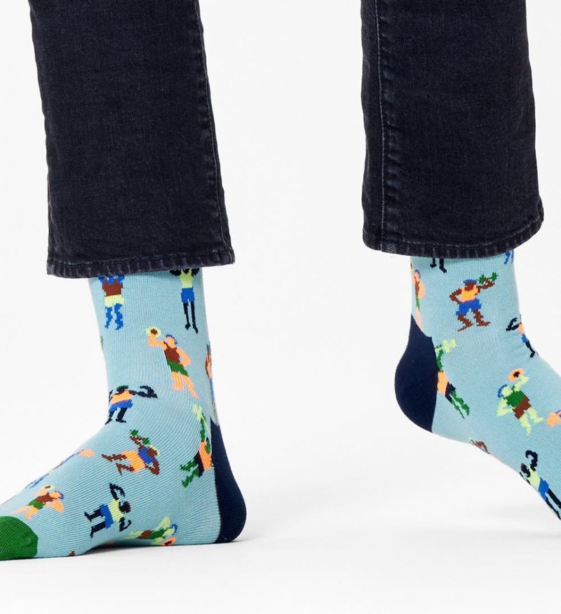 Happy Socks Arbeits It Socken Unisex Grün | Schweiz 43257IAKO