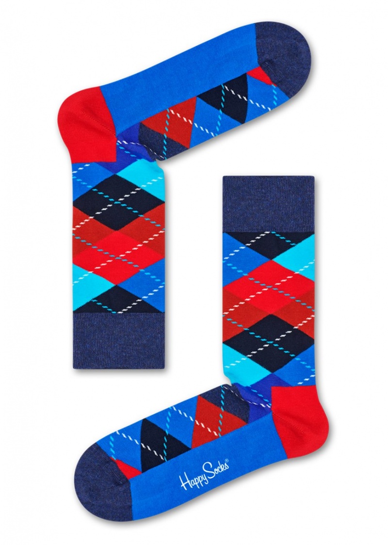 Happy Socks Argyle Socken Unisex Blau | Schweiz 45087CYVB