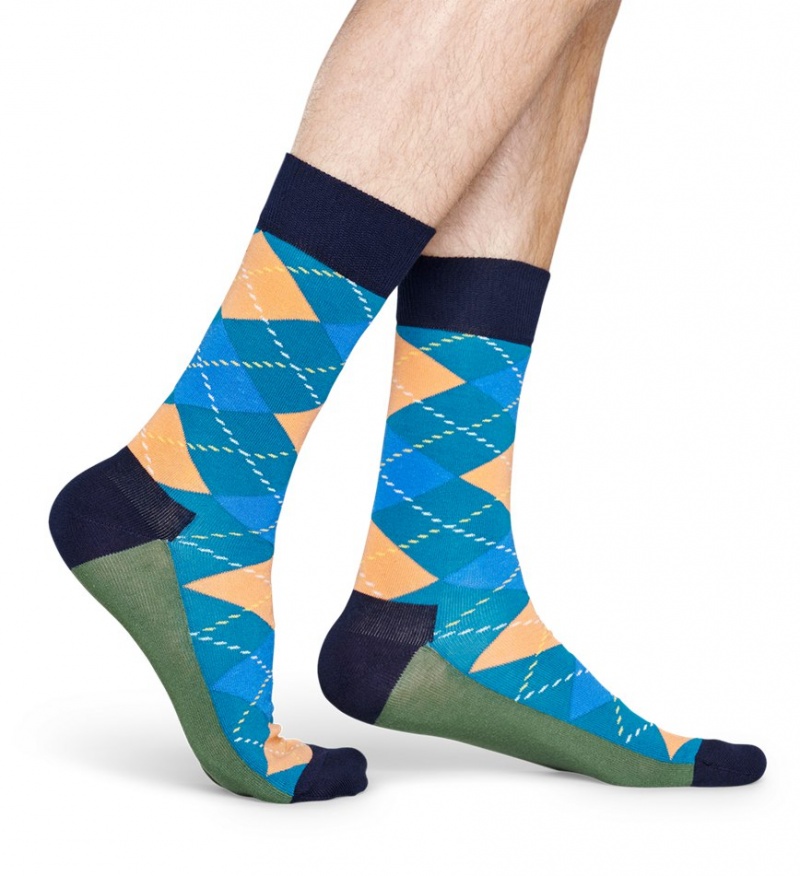 Happy Socks Argyle Socken Unisex Navy | Schweiz 32509CWYN