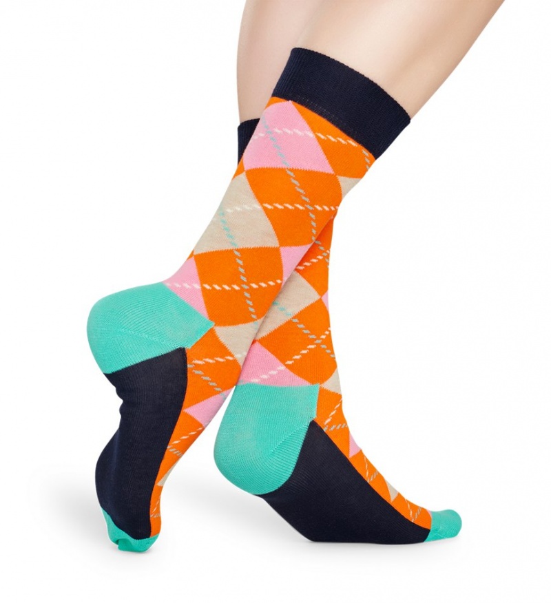 Happy Socks Argyle Socken Unisex Orange | Schweiz 41293XGAL