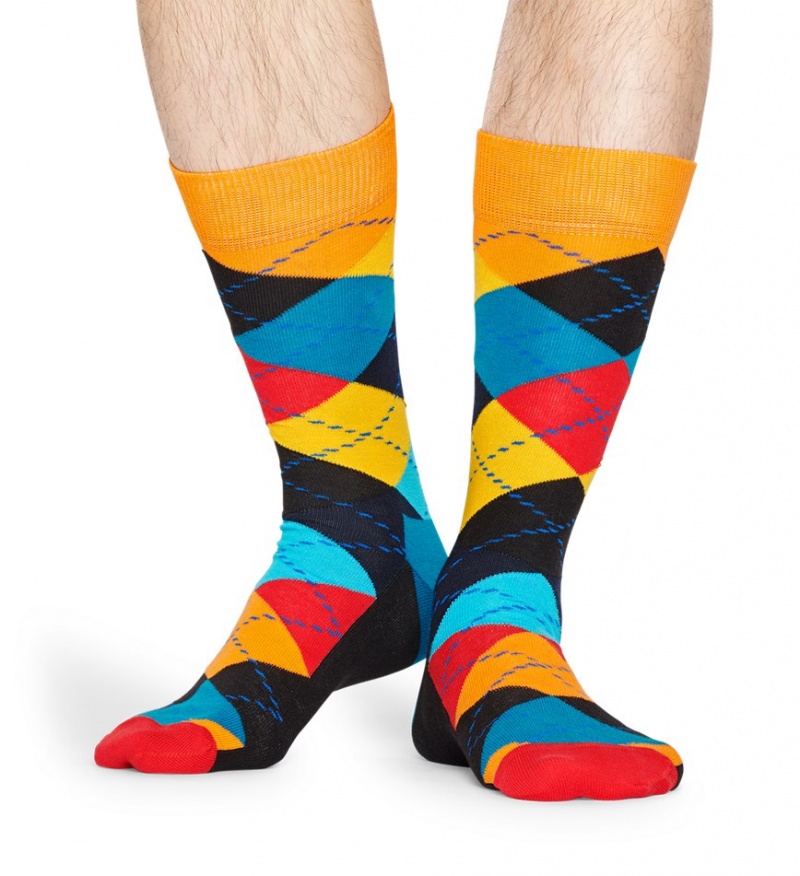 Happy Socks Argyle Socken Unisex Schwarz | Schweiz 26310OXFV