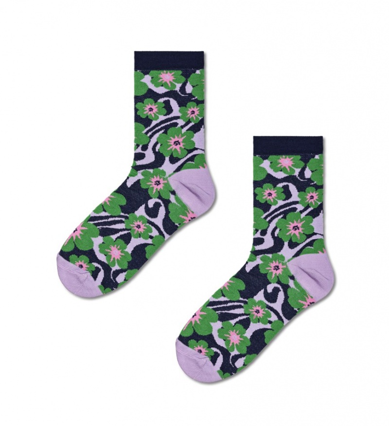 Happy Socks Arielle Crew Socken Unisex Grün | Schweiz 13978QNJH