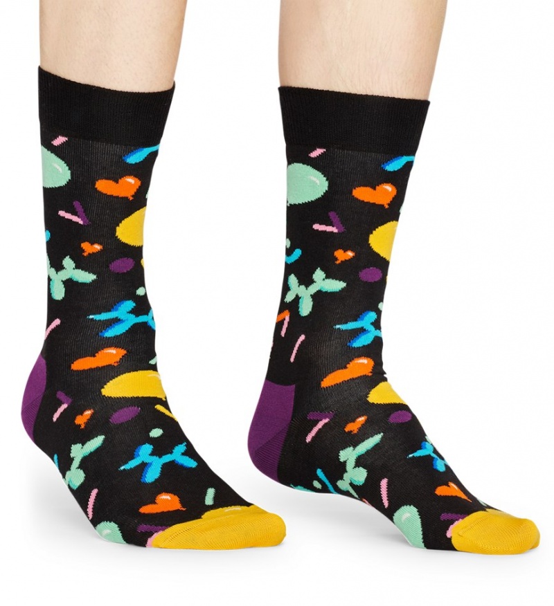 Happy Socks Balloon Animal Socken Unisex Schwarz | Schweiz 04953HUFP