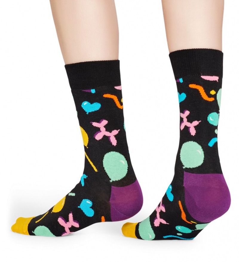 Happy Socks Balloon Animal Socken Unisex Schwarz | Schweiz 04953HUFP