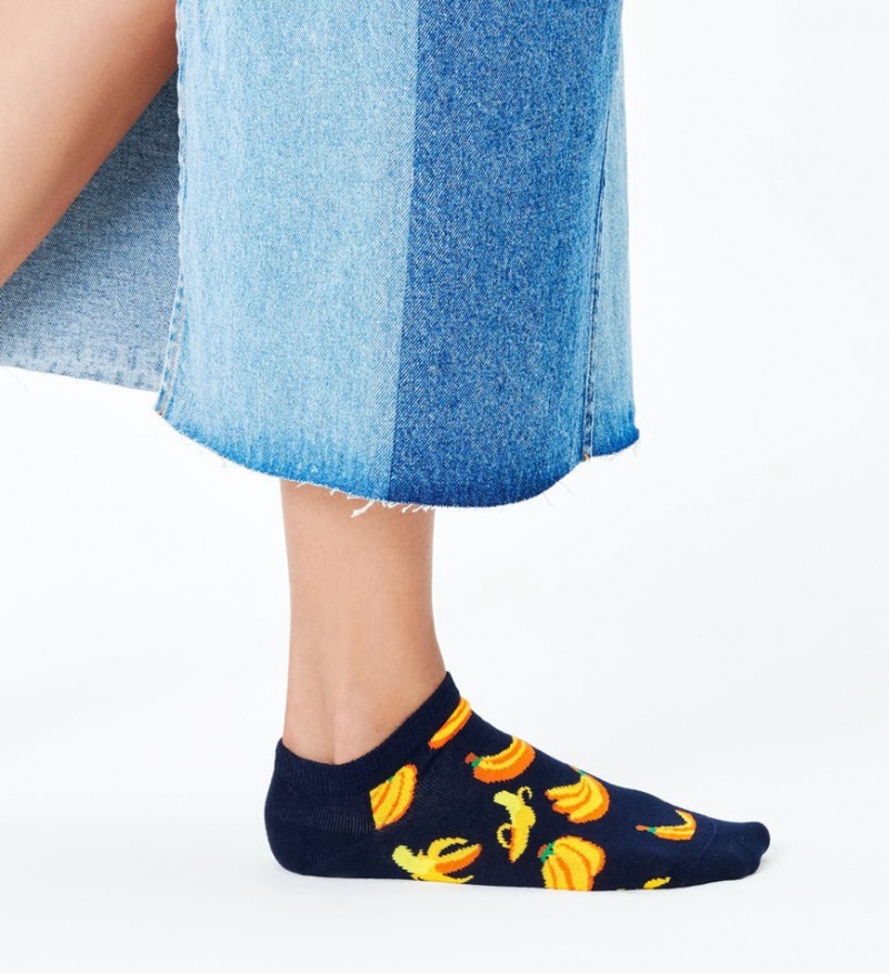 Happy Socks Banana Low Socken Unisex Navy | Schweiz 31286DNMU