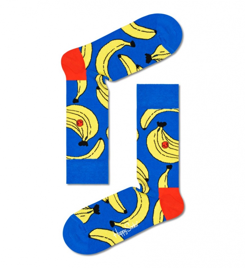 Happy Socks Banana Socken Unisex Blau | Schweiz 34067HZYT