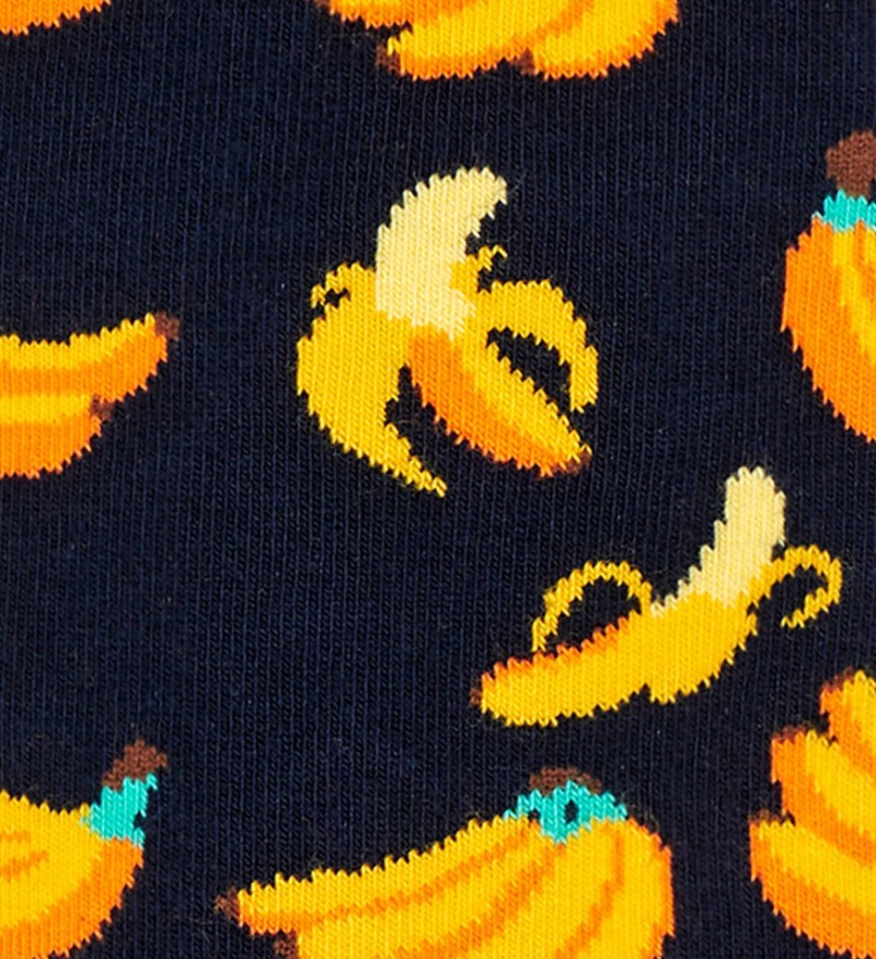 Happy Socks Banana Socken Unisex Navy | Schweiz 68540FRCP