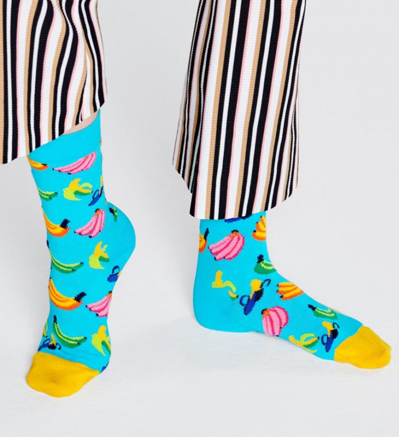 Happy Socks Banana Socken Unisex Türkis | Schweiz 08973BXYU