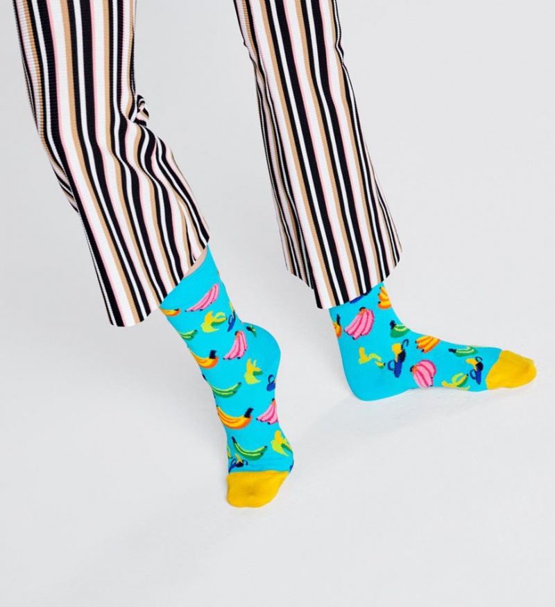 Happy Socks Banana Socken Unisex Türkis | Schweiz 08973BXYU