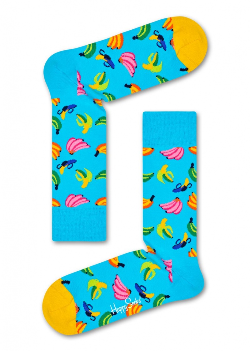 Happy Socks Banana Socken Unisex Türkis | Schweiz 08973BXYU