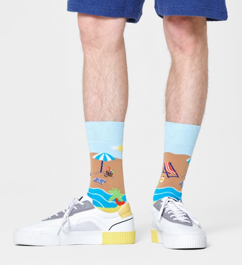 Happy Socks Beach Break Socken Unisex Türkis | Schweiz 17695KZMN