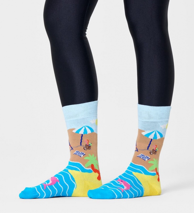 Happy Socks Beach Break Socken Unisex Türkis | Schweiz 17695KZMN