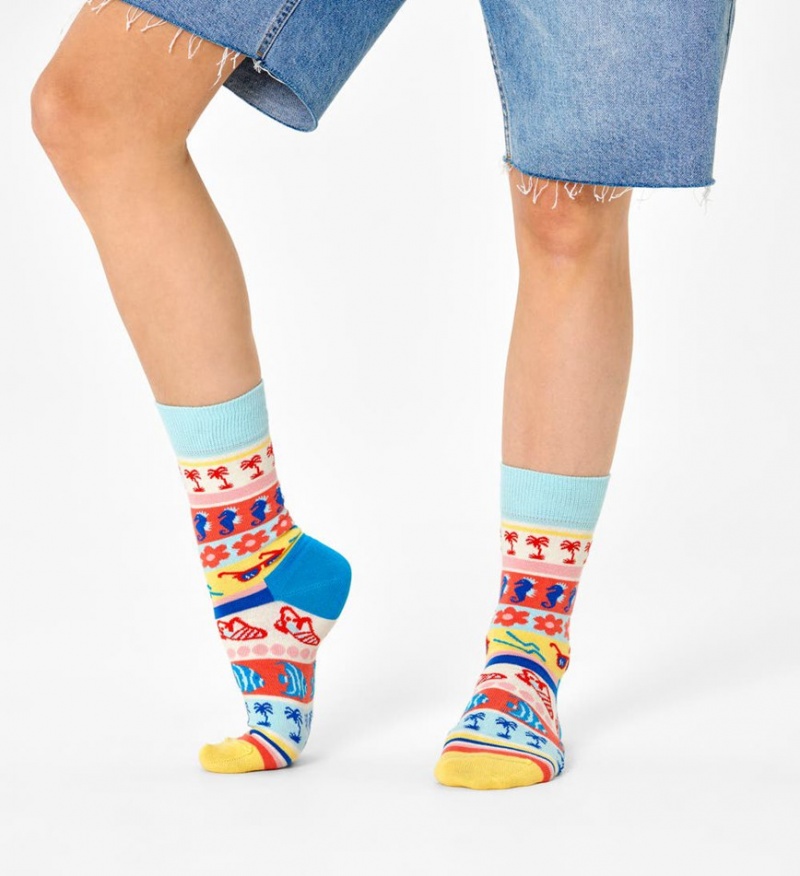 Happy Socks Beach Time Socken Unisex Türkis | Schweiz 21475DUVO