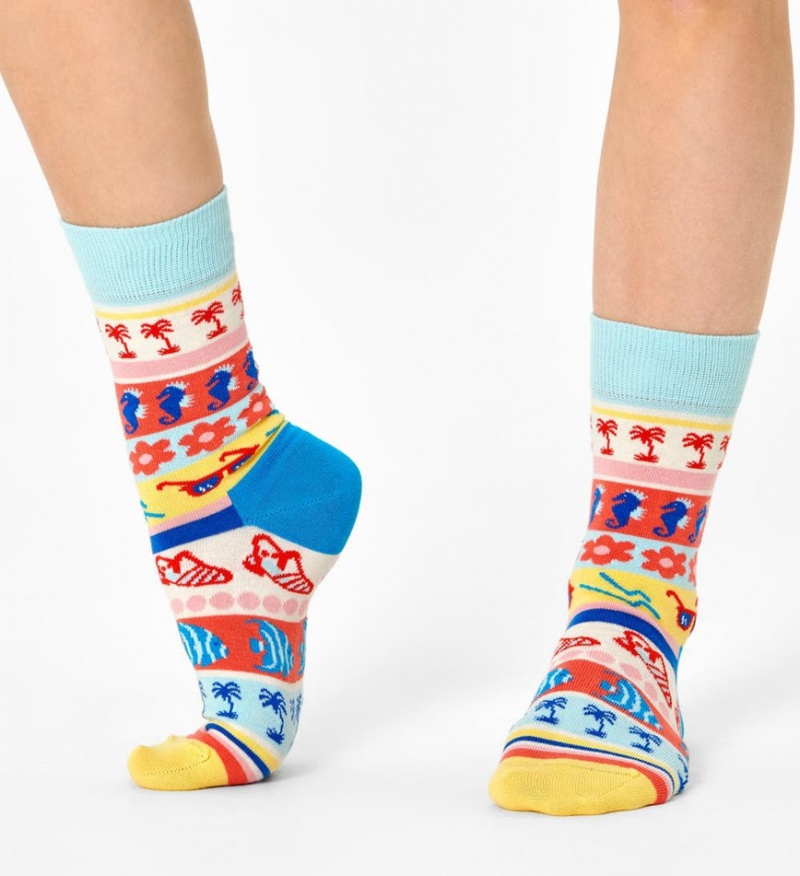 Happy Socks Beach Time Socken Unisex Türkis | Schweiz 21475DUVO