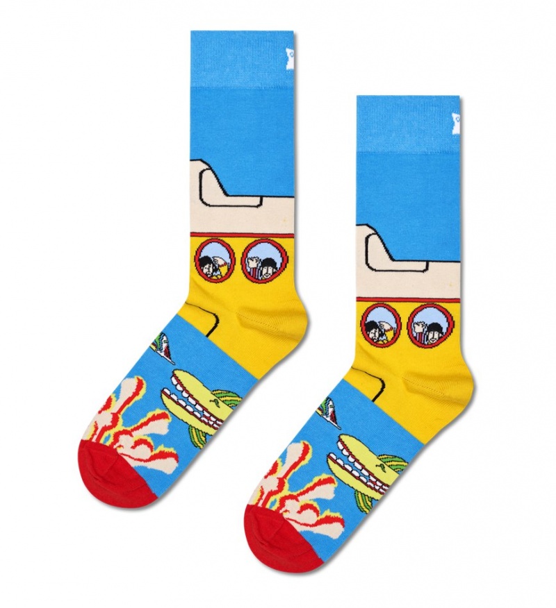 Happy Socks Beatles Yellow Submarine Socken Unisex Türkis | Schweiz 92758BSCY