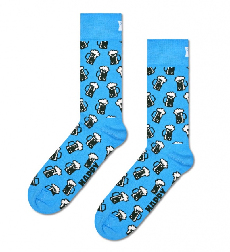 Happy Socks Beer Socken Unisex Hellblau | Schweiz 86915BEAP