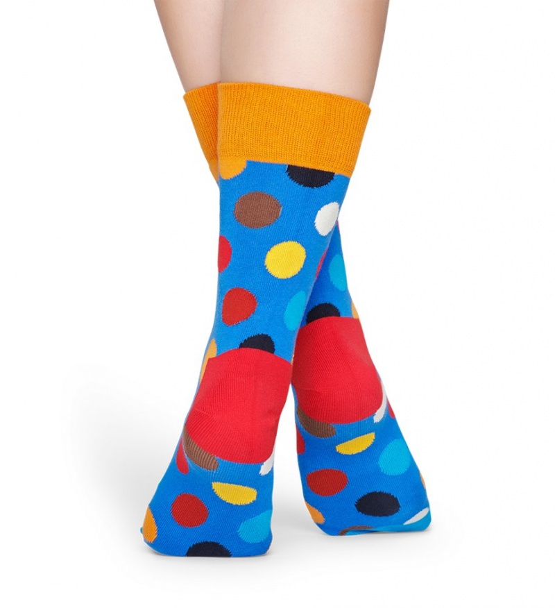 Happy Socks Big Dot Block Socken Unisex Navy | Schweiz 34510ZPMD