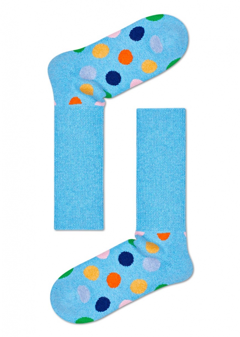 Happy Socks Big Dot Cozy Socken Unisex Türkis | Schweiz 43976JCXW