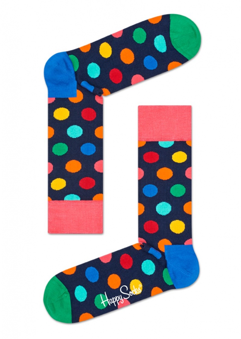 Happy Socks Big Dot Cracker Gift Set Unisex Navy | Schweiz 07914IDMK