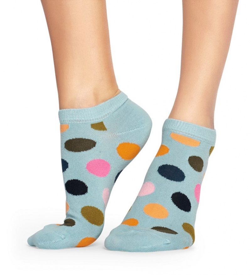 Happy Socks Big Dot Low Socken Unisex Blau | Schweiz 50261WQTC