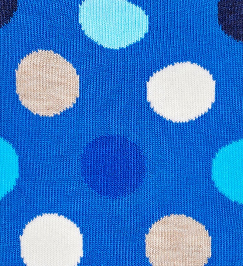 Happy Socks Big Dot Low Socken Unisex Blau | Schweiz 86239PUEA