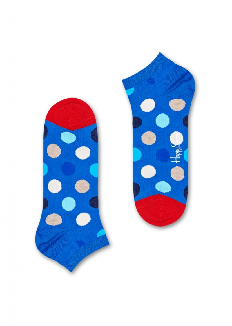 Happy Socks Big Dot Low Socken Unisex Blau | Schweiz 86239PUEA