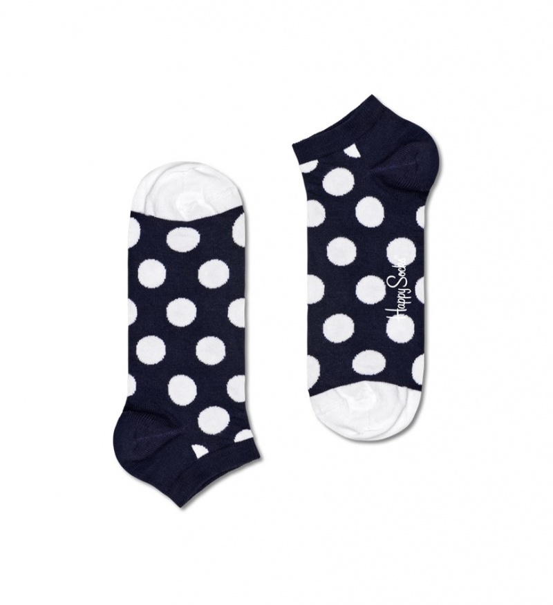 Happy Socks Big Dot Low Socken Unisex Navy | Schweiz 34768TOKQ