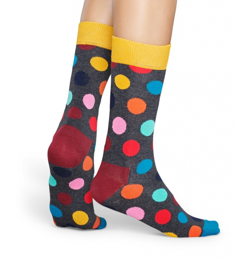 Happy Socks Big Dot Socken Unisex Grau | Schweiz 85294XSVG