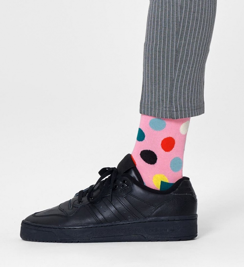 Happy Socks Big Dot Socken Unisex Hellrosa | Schweiz 84305MFBV