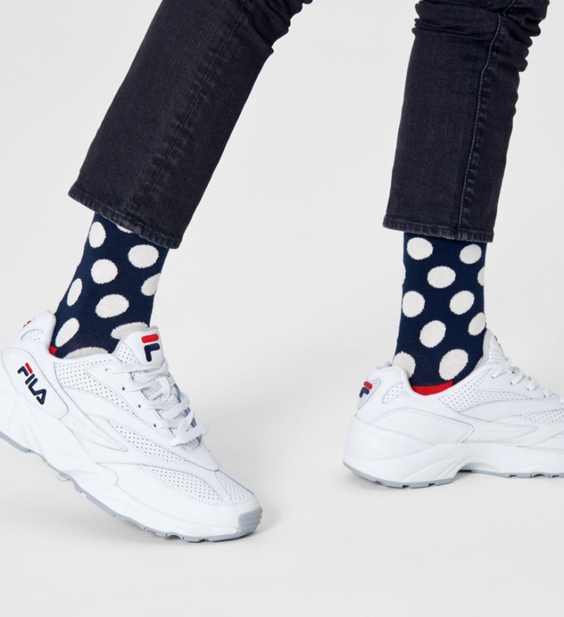 Happy Socks Big Dot Socken Unisex Navy | Schweiz 60419BVCH