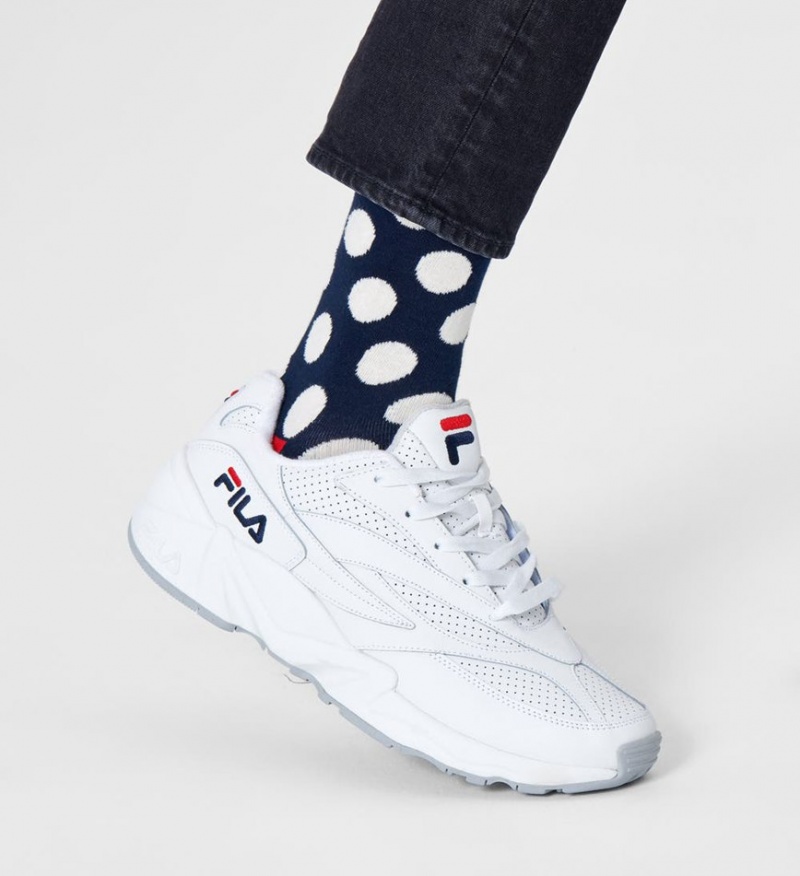 Happy Socks Big Dot Socken Unisex Navy | Schweiz 60419BVCH