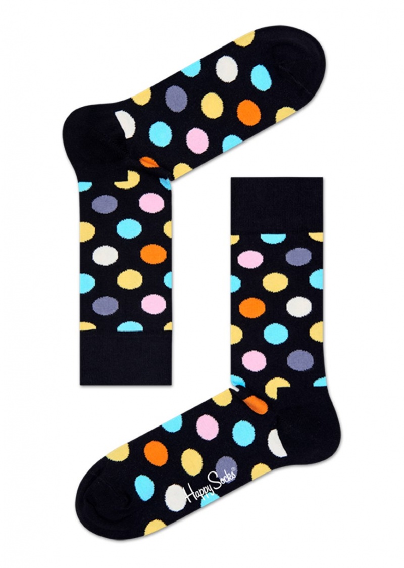 Happy Socks Big Dot Socken Unisex Schwarz | Schweiz 54896RXNH