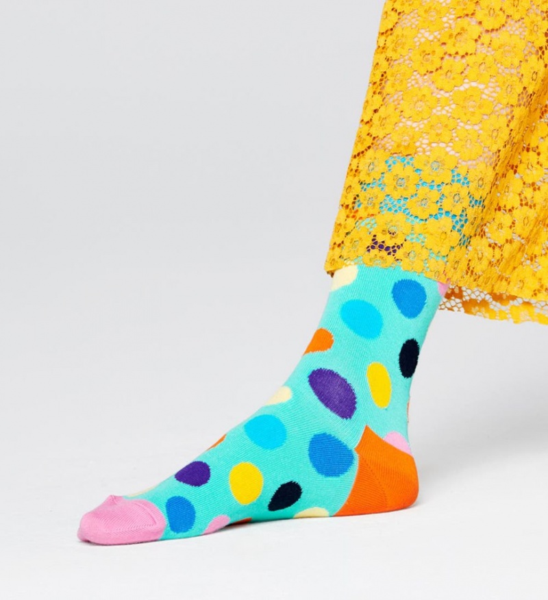 Happy Socks Big Dot Socken Unisex Türkis | Schweiz 81963YIEJ