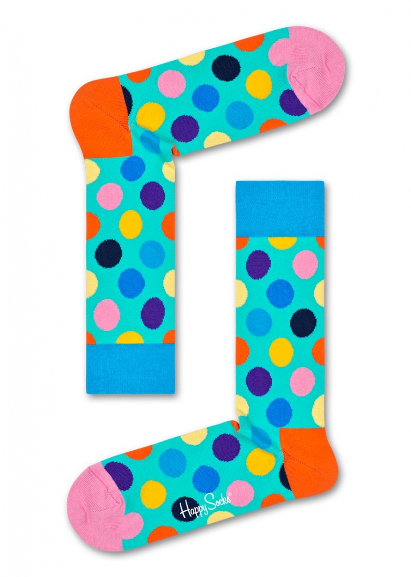 Happy Socks Big Dot Socken Unisex Türkis | Schweiz 81963YIEJ