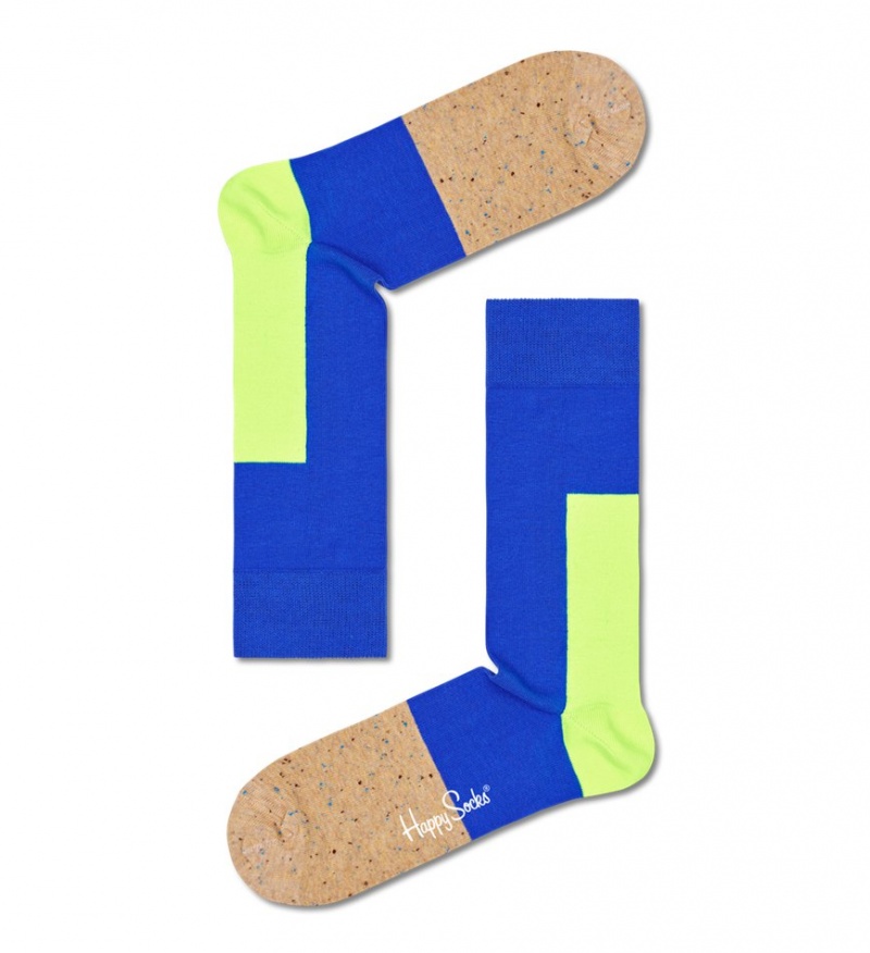 Happy Socks Blocked Socken Unisex Blau | Schweiz 61749QDWP