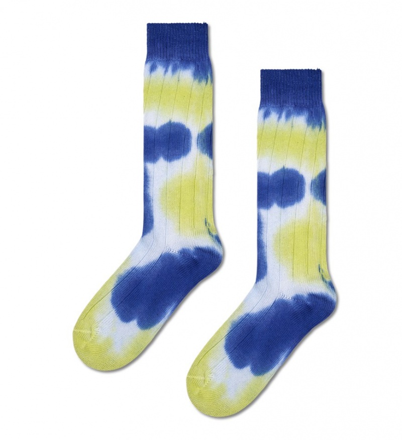 Happy Socks Blurry Sneaker Socken Unisex Blau | Schweiz 53170QJFD