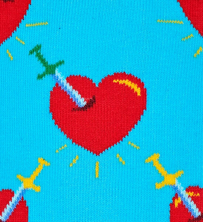 Happy Socks Broken Heart Socken Unisex Türkis | Schweiz 60934DLJP