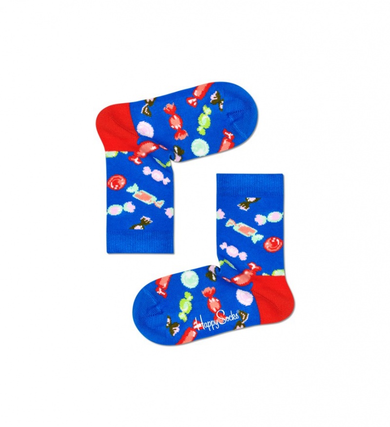 Happy Socks Candy & Balloons Socks Gift Set Kinder Blau | Schweiz 90428CEJV