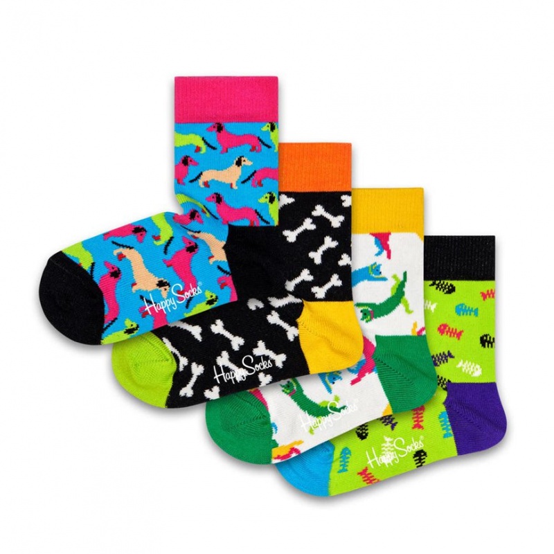 Happy Socks Cats & Dogs Gift Set Kinder Schwarz | Schweiz 50624NLXV